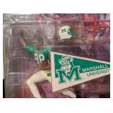 LL - Randy Moss Figurines Pair - Marshall University Starting Lineup & NFL 2001 Play Makers LL - Randy Moss Figurines Pair - Marshall University Starting Lineup & NFL 2001 Play Makers