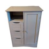 UL - Grey Beadboard Storage Cabinet UL - Grey Beadboard Storage Cabinet