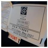 UL - OFM Essentials ESS-3005-RED Racing Style Office Chair UL - OFM Essentials ESS-3005-RED Racing Style Office Chair