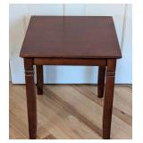 UL - Solid Wood Side Table - Dark Brown Finish UL - Solid Wood Side Table - Dark Brown Finish