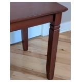 UL - Solid Wood Side Table - Dark Brown Finish UL - Solid Wood Side Table - Dark Brown Finish