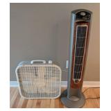 UL - Lasko Box Fan & Tower Space Heater UL - Lasko Box Fan & Tower Space Heater