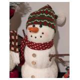 LL - Santa & Snowman Christmas Decor Set - 18-Inch Snowman Centerpiece & Salt & Pepper Shakers LL - Santa & Snowman Christmas Decor Set - 18-Inch Snowman Centerpiece & Salt & Pepper Shakers