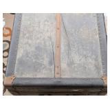 P - Vintage Trunk Coffee Table , Riveted Edges P - Vintage Trunk Coffee Table , Riveted Edges