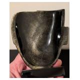LL -Black Obsidian Stone Hand Carved Teotihuacan Mask LL -Black Obsidian Stone Hand Carved Teotihuacan Mask