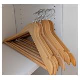 B1 - Wood Hangers - Assorted Natural & Dark Finishes B1 - Wood Hangers - Assorted Natural & Dark Finishes