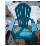 BY - Plastic Adirondack Chairs (Lot of 5) - Outdoor Patio Set BY - Plastic Adirondack Chairs (Lot of 5) - Outdoor Patio Set