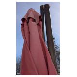 BY - 9' Red Patio Umbrella - Outdoor Deck/Patio Shade, Fading Fabric BY - 9' Red Patio Umbrella - Outdoor Deck/Patio Shade, Fading Fabric