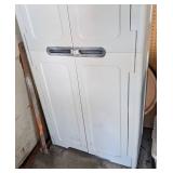 G - Plastic Storage Cabinet - 30W x 18D x 71H - Light Gray G - Plastic Storage Cabinet - 30W x 18D x 71H - Light Gray