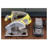 LL - Ryobi P506 18V One+ 5-1/2 in Circular Saw with Battery & Charger LL - Ryobi P506 18V One+ 5-1/2 in Circular Saw with Battery & Charger