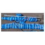 G - Tommy Bahama Beach Umbrella (2) & AmSun Beach Umbrella (1) - Blue Tropical Print G - Tommy Bahama Beach Umbrella (2) & AmSun Beach Umbrella (1) - Blue Tropical Print