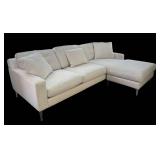 LR - Scandinavian Designs Cameron II Sofa with Chaise Lounge - Dover Natural LR - Scandinavian Designs Cameron II Sofa with Chaise Lounge - Dover Natural