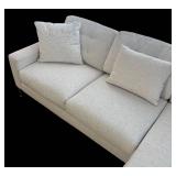 LR - Scandinavian Designs Cameron II Sofa with Chaise Lounge - Dover Natural LR - Scandinavian Designs Cameron II Sofa with Chaise Lounge - Dover Natural