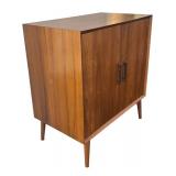 LR - West Elm Bar Cabinet - Mid-Century Modern Style Walnut LR - West Elm Bar Cabinet - Mid-Century Modern Style Walnut