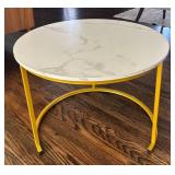 LR - Round Faux Marble Nesting Accent Tables LR - Round Faux Marble Nesting Accent Tables