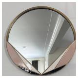 LR - West Elm Deco Brass Round Mirror LR - West Elm Deco Brass Round Mirror