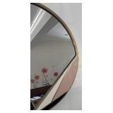 LR - West Elm Deco Brass Round Mirror LR - West Elm Deco Brass Round Mirror