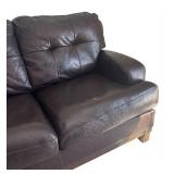LR - Brown Leather Sofa LR - Brown Leather Sofa
