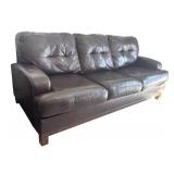 LR - Brown Leather Sofa LR - Brown Leather Sofa