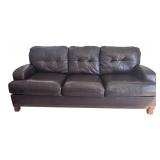 LR - Brown Leather Sofa LR - Brown Leather Sofa