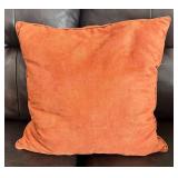 LR - Pair of Pretty Orange Accent Pillows LR - Pair of Pretty Orange Accent Pillows