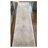 K - Blue & Cream Runner Rug K - Blue & Cream Runner Rug