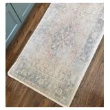 K - Blue & Cream Runner Rug K - Blue & Cream Runner Rug