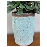 LR - Tag Vase with Faux Succulents Arrangement LR - Tag Vase with Faux Succulents Arrangement