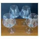 LR - Four Le Creuset Stemmed Glasses LR - Four Le Creuset Stemmed Glasses