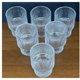 K - Ribbed Lowball Glasses - Set of 6 K - Ribbed Lowball Glasses - Set of 6