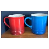 LR - 7 Le Creuset Mugs - Assorted Colors LR - 7 Le Creuset Mugs - Assorted Colors