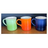 LR - 7 Le Creuset Mugs - Assorted Colors LR - 7 Le Creuset Mugs - Assorted Colors