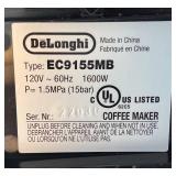 K - DeLonghi La Specialista Espresso Machine Model: EC9155MB K - DeLonghi La Specialista Espresso Machine Model: EC9155MB