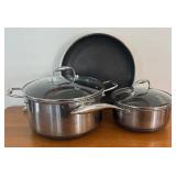 BR1 - Hexclad 3-Piece Pots & Pans Set BR1 - Hexclad 3-Piece Pots & Pans Set