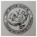 BR1 - Ceramica Cuore Lemon Pattern - Vintage Ceramic Platter BR1 - Ceramica Cuore Lemon Pattern - Vintage Ceramic Platter