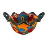 BR1 - Mexican Talavera Nesting Bowls - 3-Piece Set BR1 - Mexican Talavera Nesting Bowls - 3-Piece Set