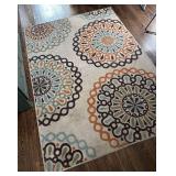 K - Safavieh Veranda Indoor/Outdoor Rug in Cream Terracotta Circular Medallions K - Safavieh Veranda Indoor/Outdoor Rug in Cream Terracotta Circular Medallions