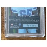 K - Emmitt Smith 1999 Collector's Edge Triumph K-KLUB Y3K Preview #KK28 Graded 9.0 K - Emmitt Smith 1999 Collector's Edge Triumph K-KLUB Y3K Preview #KK28 Graded 9.0