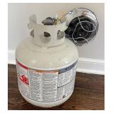 BR1 - Blue Rhino 20 lb Propane Tank with Heater Attachment BR1 - Blue Rhino 20 lb Propane Tank with Heater Attachment