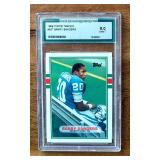 K - Barry Sanders 1989 Topps Traded #83T Mint 9.0 Graded by Advanced Grading Specialists K - Barry Sanders 1989 Topps Traded #83T Mint 9.0 Graded by Advanced Grading Specialists