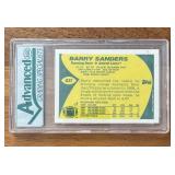 K - Barry Sanders 1989 Topps Traded #83T Mint 9.0 Graded by Advanced Grading Specialists K - Barry Sanders 1989 Topps Traded #83T Mint 9.0 Graded by Advanced Grading Specialists