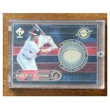 K - Two Baseball Cards with Swatches K - Two Baseball Cards with Swatches