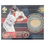 K - Two Baseball Cards with Swatches K - Two Baseball Cards with Swatches