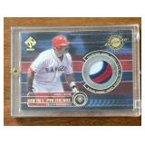 K - Two Baseball Cards with Swatches K - Two Baseball Cards with Swatches