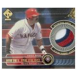 K - Two Baseball Cards with Swatches K - Two Baseball Cards with Swatches