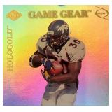 K - Terrell Davis Broncos Game Gear Hologold Card With Football Swatch (1999 Collector's Edge) K - Terrell Davis Broncos Game Gear Hologold Card With Football Swatch (1999 Collector's Edge)