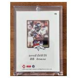 K - Terrell Davis Broncos Game Gear Hologold Card With Football Swatch (1999 Collector's Edge) K - Terrell Davis Broncos Game Gear Hologold Card With Football Swatch (1999 Collector's Edge)
