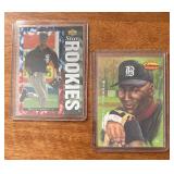 K - Michael Jordan Baseball Card Pair - Upper Deck Star Rookies & Vintage MJ Card K - Michael Jordan Baseball Card Pair - Upper Deck Star Rookies & Vintage MJ Card