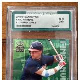 K - Chipper Jones Crown Royale Final Numbers #3 Card - Graded 9.0 Mint (AGS) K - Chipper Jones Crown Royale Final Numbers #3 Card - Graded 9.0 Mint (AGS)