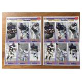 K - Eight Limited Edition Sheets of McDonald's 1993 Vikings GameDay Cards K - Eight Limited Edition Sheets of McDonald's 1993 Vikings GameDay Cards